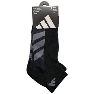 Adidas All Day Training Arch Compression Climacool Socks Men's Black Size 6 - 12